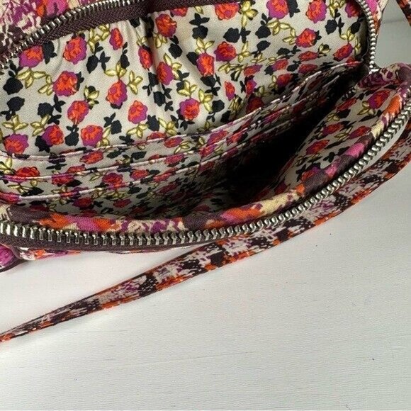 Vera Bradley Houndstooth Tweed Little Hipster Crossbody Medium Organizer Bag - Picture 8 of 13